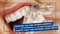 chewing ice