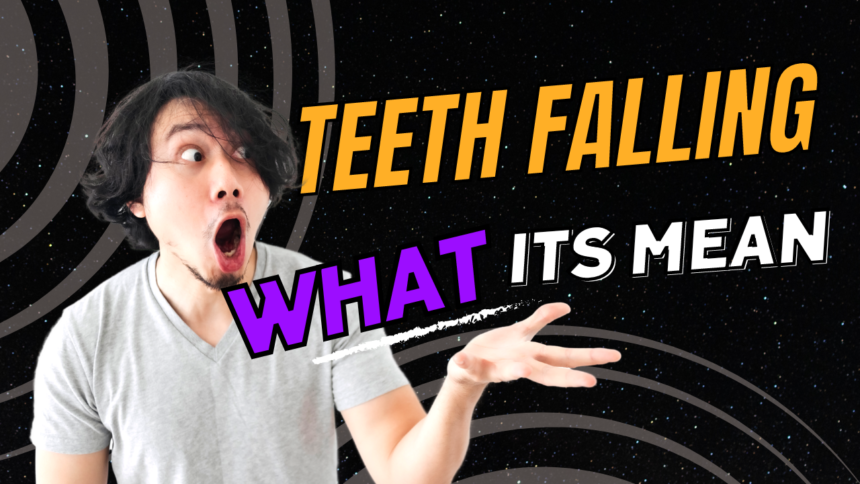 An eye-catching thumbnail featuring a concept of teeth falling.