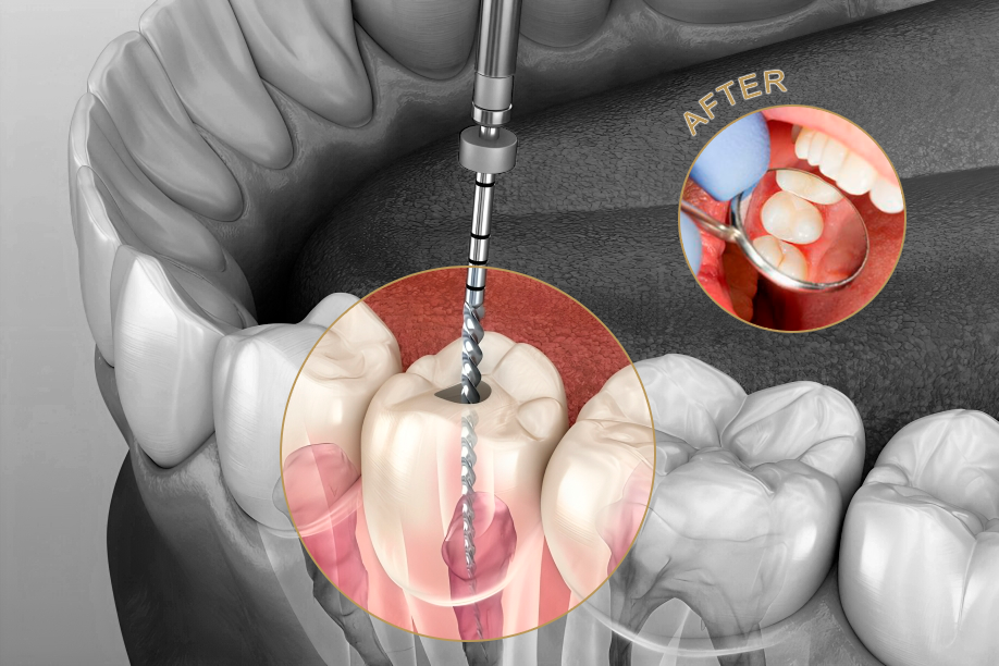 3D Design of Root Canal Procedure and Result