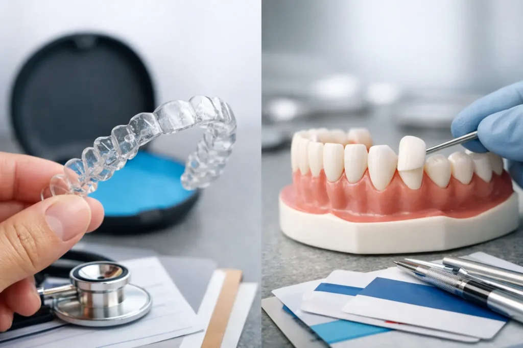 Invisalign vs Veneers 92117 and PPO Plans